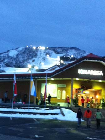 イオックス・アローザで初滑り