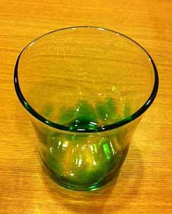 体験制作したグラス