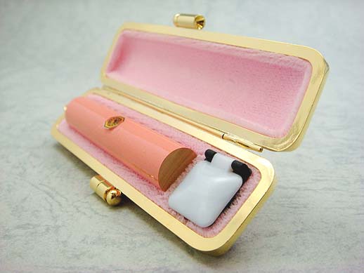 風水印鑑のピンク