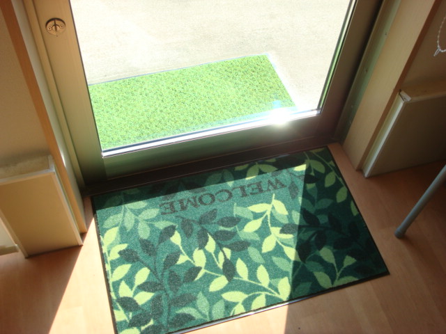 店舗の玄関マット
